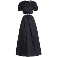 Staud Women's Calypso Cut-Out Maxi Dress - Black - Size Medium