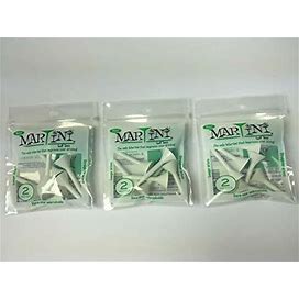 Martini 2'' Golf Tees, WHITE (6-TEES IN BAG) (3-BAG SPECIAL),