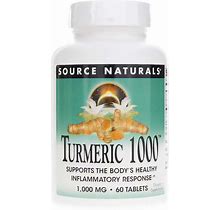 Source Naturals, Turmeric 1000, 60 Tablets