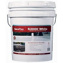 Pallet (36 Ct) Of 5 Gal Gaco S2000 White Gacoflex 100% Silicone Roof Coating