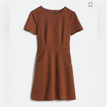 Hutch Dresses | Hutch Fraida Textured Knit Petite Dress. | Color: Brown/Orange | Size: Mp