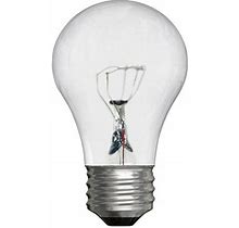Ge Appliances Light Bulb, 40 Watt, Medium Base, Clear Glass, Fridge Light Bulb (1 Pack)