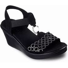 Skechers Cali® Rumble On Queen B2 Women's Wedge Sandals, Size: 6, Blue