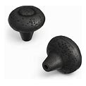 Hickory Hardware 10 Pack Solid Core Kitchen Cabinet Knobs, Luxury Cabinet And Dresser Knobs, Handle Pulls For Doors & Drawers, 1-1/2 Inch, Black