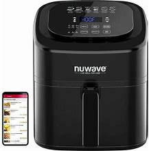 Nuwave Brio 6-Quart Digital Air Fryer With One-Touch Digital Controls, Automatic Shutoff, Stainless Steel