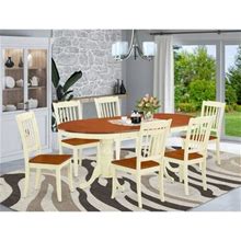East West Furniture 6 - Person Butterfly Leaf Solid Wood Dining Set Wood In Brown/White | 30 H In | Wayfair 800Ffbb566a9772af647af6ad0604dfa