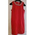 Ladies Red Liz Claiborne Dress Size Petite Medium