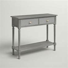 Wayfair Peters 35.5" Console Table Wood In Gray | 29.5 H X 35.5 W X 13 D In B0945590b7514e7950ddaa0a1ed91996