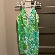 Lilly Pulitzer Summer Dress | Color: Green | Size: 6