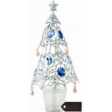 Christmas Tree Tabletop Ornament Chrome Plated Christmas Tree | 1-800-Flowers Occasions Delivery