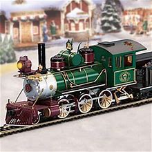 Hawthorne Village Thomas Kinkade Illuminated Christmas Express Train Set