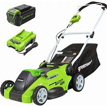 Greenworks 40V 16" Cordless (Push) Lawn Mower (75+ Compatible Tools)