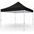 MASTERCANOPY Premium Heavy Duty Pop Up Commercial Instant Canopy Tent (10X10, Black)