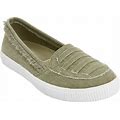 Women's The Analia Slip-On Sneaker By Comfortview In Olive (Size 10 M)