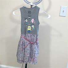 Disney Dresses | Disney Little Girls Dress | Color: Gray | Size: Xs