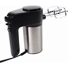 Total Chef 6-Speed Electric Hand Mixer 250W Motor With Turbo Boost And Interchangeable Accessories TCHM02 ,