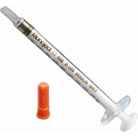 1 Ml Insulin Syringe By Monoject With Accu-Tip Flat Each 8881501384
