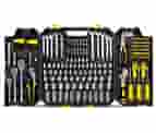AZUNO 303PCS Mechanic Tool Set, DIY Hand Tool Kit Set, Auto Repair Tool Box, Multi-Function Organizer With Black Storage Case