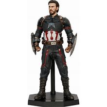 Marvel's The Avengers Captain America Action Figure PVC Collection Toys Gift Box