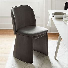 Evie Dining Chair, Twill, Sand, West Elm
