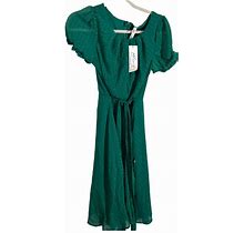NY Collection Women's Petite Dress - Green - M