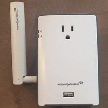 Amped Other | Wireless Wifi Range Extender | Color: White | Size: Os