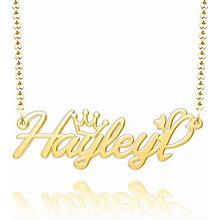 Custom Name Necklace Customizable Name Necklace For Women Name Plate Necklaces With Names