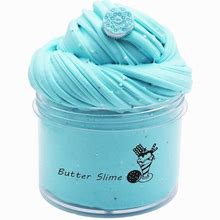 Butter Blue Slime, Scented And Stretchy Clay Sludge Toy, Party Favors, Prize, School Education, Birthday Gifts For Kids Girls Boys (200Ml)