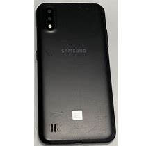 Samsung Galaxy A01 SM-A015A Black 16GB Unlocked Android Smartphone -C