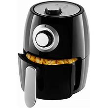 Air Fryer - 2.3-Quart Electric Fryer For Healthier Cooking - Compact Appliance With Nonstick Interior - Kitchen Gadgets By Classic Cuisine (Black)