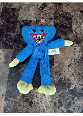 Poppy Playtime Series 1 Blue Scary Huggy Wuggy 8" Plush Stuffed Toy 2022 | Color: Blue | Size: Osb