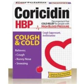 Bayer 11523715802, Coricidin HBP Cold And Cough Relief, 20/Each, 678200_EA | By Cleanltsupply.Com