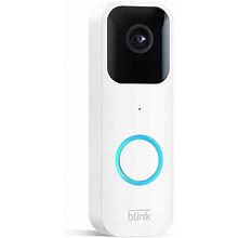 Blink Video Doorbell | Two-Way Audio, HD Video, Motion And Chime App Alerts And Alexa Enabled Wired Or Wire-Free (White)