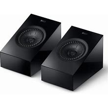 KEF R8 Meta Surround Speakers W/ 12th Generation Uni-Q & MAT - Gloss Black - Pair - R8MBL
