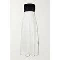 Polo Ralph Lauren Ralia Strapless Two-Tone Satin Gown - Women - White Dresses - L