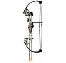 Bear Archery Brave Youth Compound Bow W/ Biscuit Arrow Rest / Right Handed Camo AYS300CR