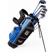 G1 Series Blue Kids Golf Club Set| Golf Clubs And Sets For Height 4'8"-5'2"| Complete Golf Club Sets W/A Golf Driver, Putter & Golf Bag| Young Men &