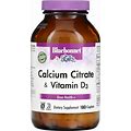 Bluebonnet, Calcium Citrate Plus Vitamin D3, 180 Caplets