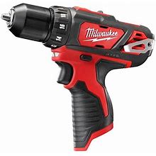 Milwaukee 2407-20 M12 Cordless 12 V Mid-Handle Drill/Driver Bare Tool