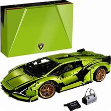 LEGO Technic Lamborghini Sian FKP 37 42115 Building Set - Classic Super Car Model Kit, Exotic Eye-Catching Display, Home Or Office Décor, Ideal For