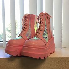 Cape Robbin Other | Pre Loved Cape Robbin -Pink Poison Platforms Boots Pnk/11- Sh228 | Color: Pink | Size: 11
