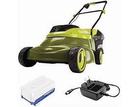 Sun Joe 24V-MJ14C 24-Volt IONMAX Cordless Push Lawn Mower Kit, 14-Inch, W/ 4.0-Ah Battery + Charger