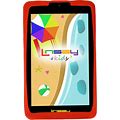 Linsay New 7" Kids Wi-Fi Tablet Pc 64GB Android 13 With Kid Defender Case - Red