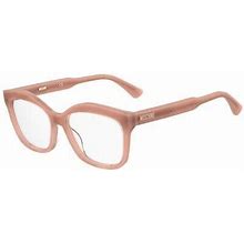 Moschino Eyeglasses Mos606 733 Frame Peach Square Woman