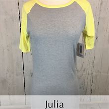 Lularoe Dresses | Lularoe Xs Julia Dress | Color: Gray/Yellow | Size: Xs