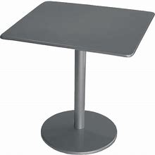 Emu 901 30" Square Indoor/Outdoor Bistro Table - 30"H, Steel, Antique Iron, 30" X 30"