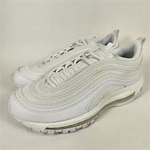 Nike Air Max 97 Womens Size 9 (Mens 7.5) Triple White Running Shoe