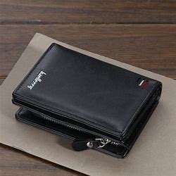 Men Wallet Leather RFID Wallet Zippered Wallet