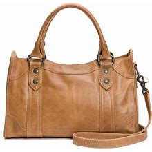 Frye Melissa Leather Satchel Bag, Beige, Handbags & Purses Satchels
