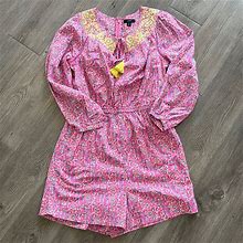 J. Crew Dresses | J. Crew Dress Skorts Shorts Florals | Color: Pink/Yellow | Size: 0